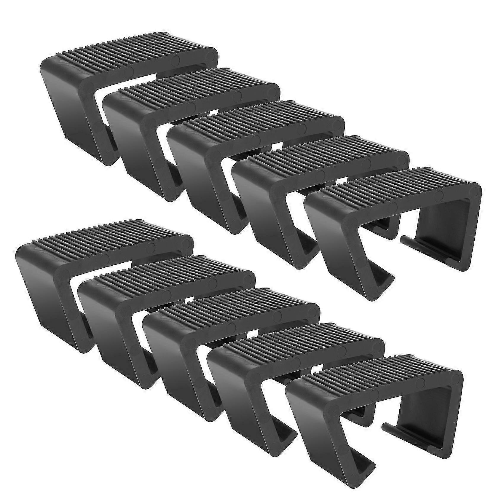 Sofa Clips and Connectors for 10-Piece Outdoor Rattan Furniture Set Fast Alignment with Wicker Alignment Fasteners