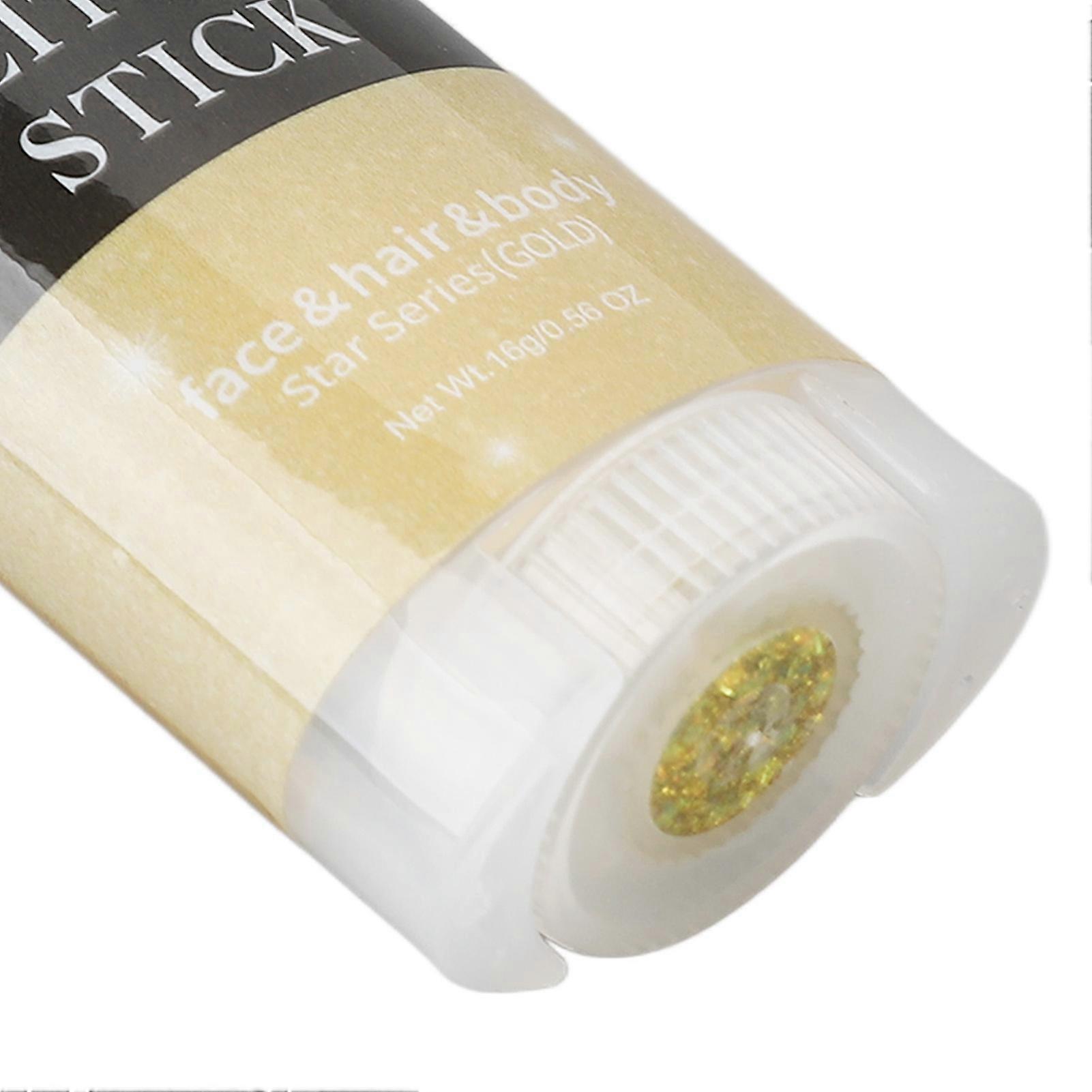 Gold Body Glitter Stick Chunky Decoration Pearlescent Gold Glitter Stick for Festival Party