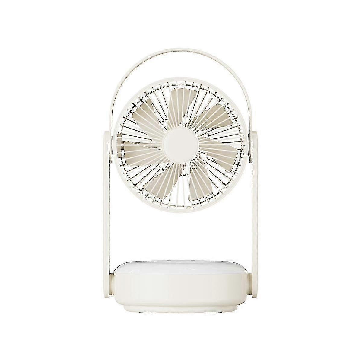 10000 Mah Wall-mounted Fan With Night Light Free Punching Home Mute Fan Desktop Desktop Fan Usb Cha