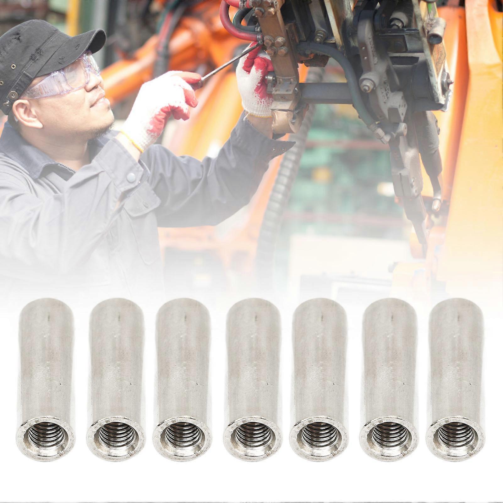 20Pcs M5 Female Thread Coupling Nut Stainless Steel Wear Proof Maintenance Coupling Nut Kit 