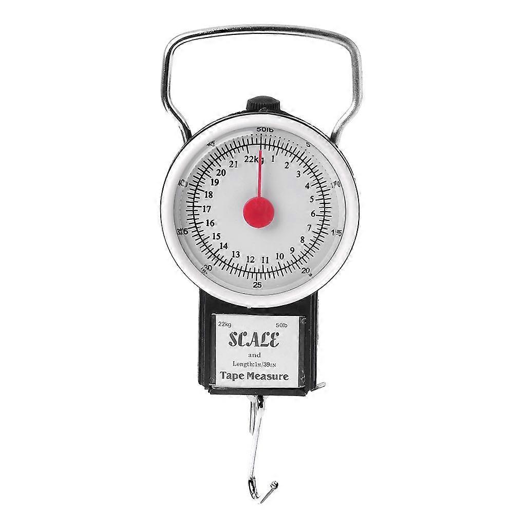50LB Portable Mechanical Dial Scale Hanging/Fish/Luggage/Kitchen Scale Hanging