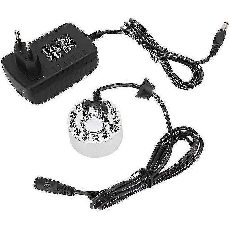 Fogger Generator,12 Led Lighting Pond Fog Maker Machine Mist Eu Plug