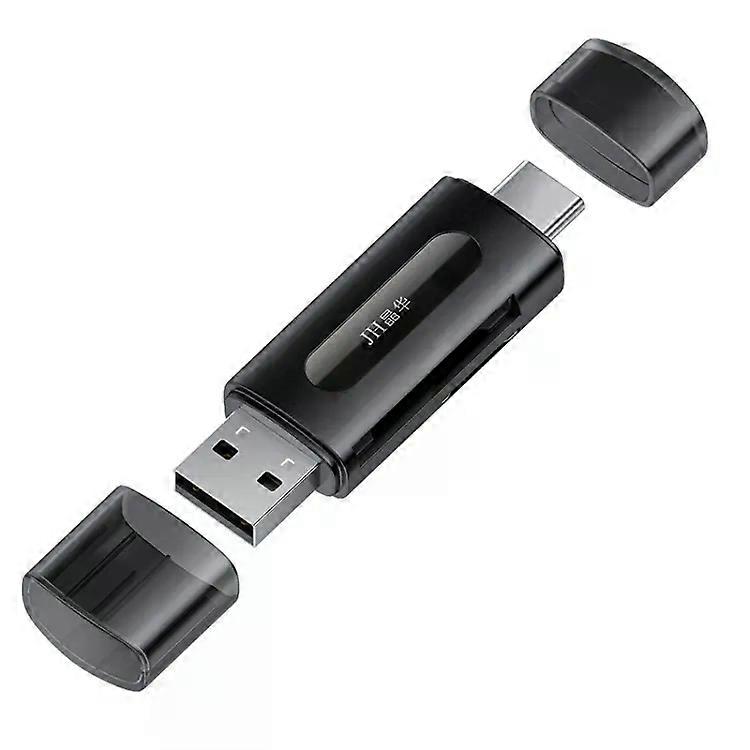 JINGHUA Type-C / USB2.0 TF+SD 2 In 1 Card Reader Multi-function Reader