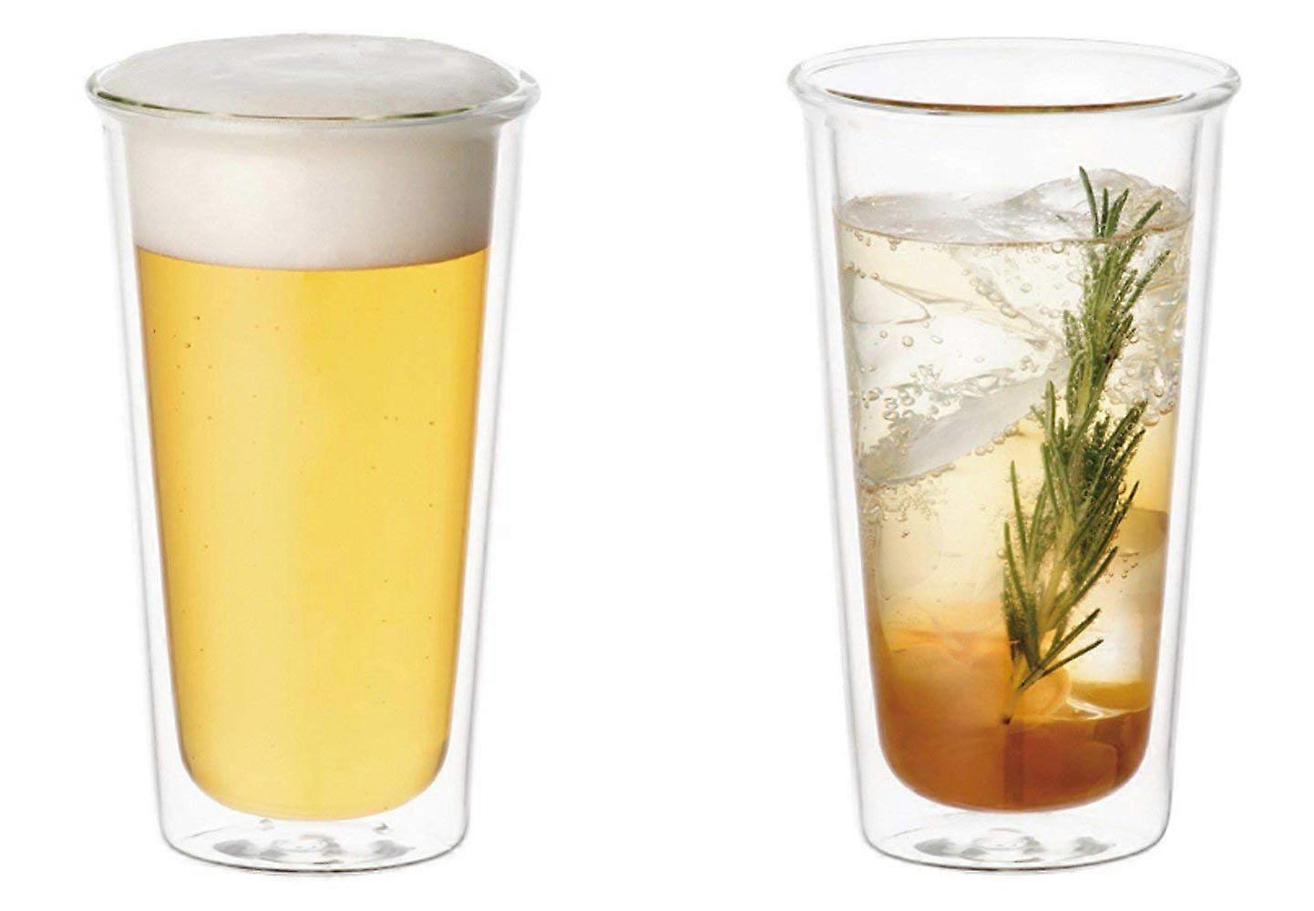 2 Double Walled Glasses Cast for Lovers 340 ml (11.5 fl. oz.)