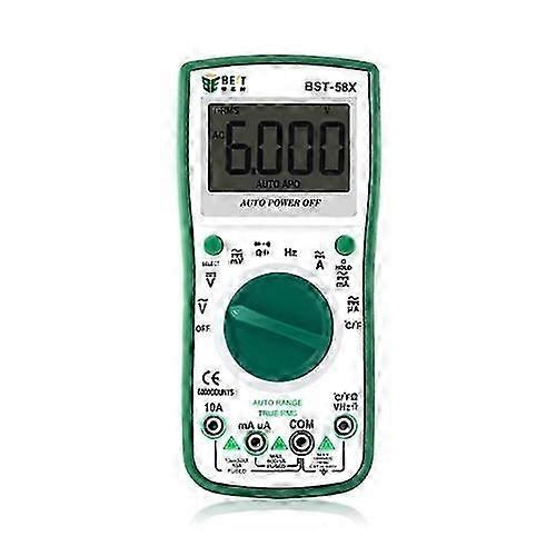 BEST BST-58X Multi-function Digital Multimeter Automatic Range Four Position Semi Backlight Display Intelligent Anti Burning