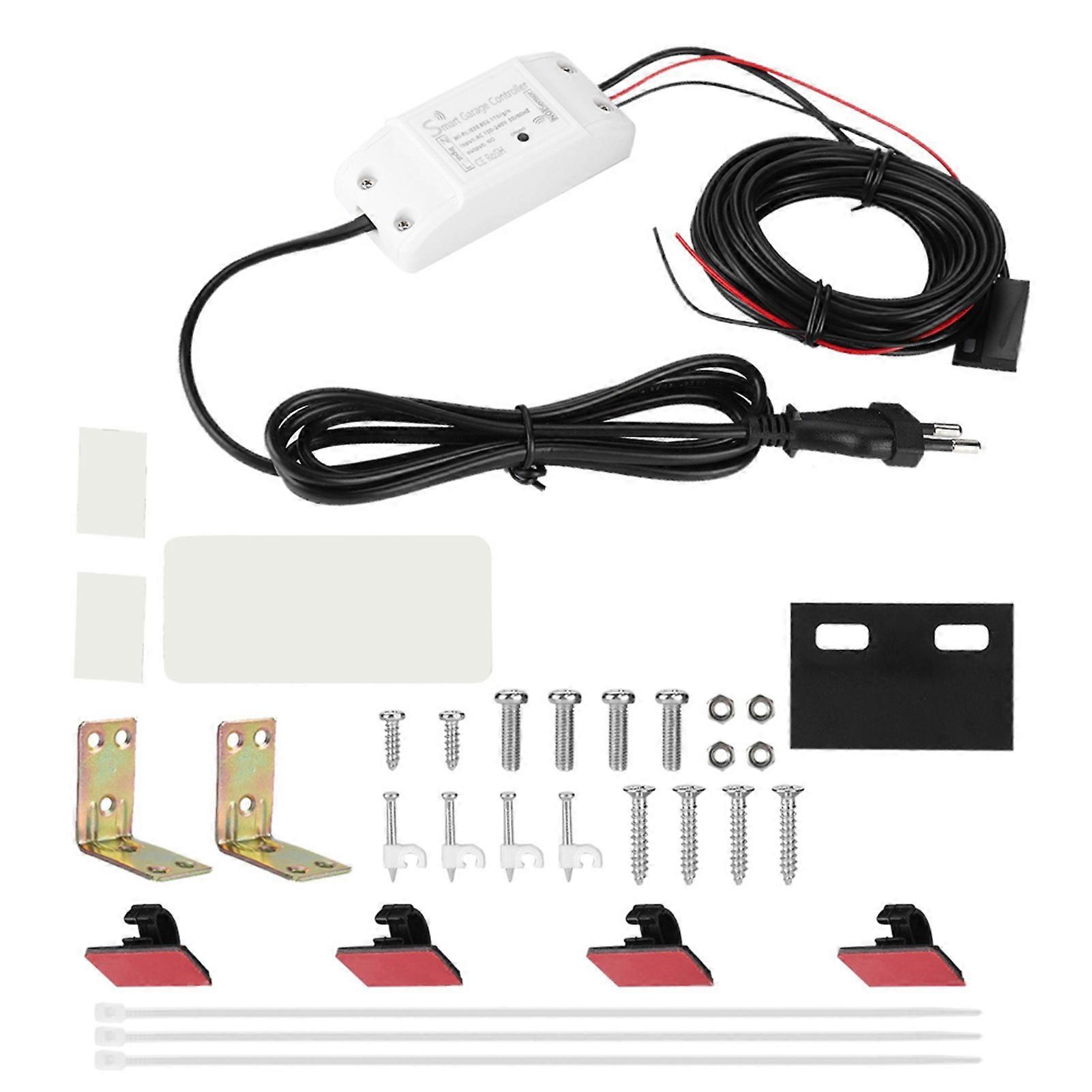 Télécommande de porte de garage, appareil d'ouverture de porte compatible avec Alexa et Google