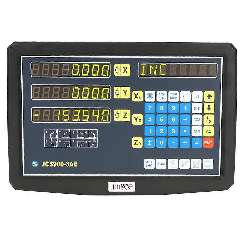 JCS900-3AE 3 Axis Digital Readout DRO with 3 Linear Scales 200/400/700mm
