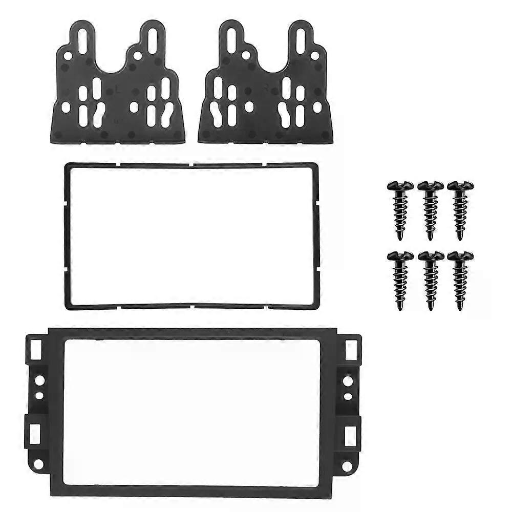 DVD Player Install Trim Panel Kit Car Radio Frame Fascia Panel 2 Din Panel compatible for Chevrolet Capaci, Epica 2006-2011