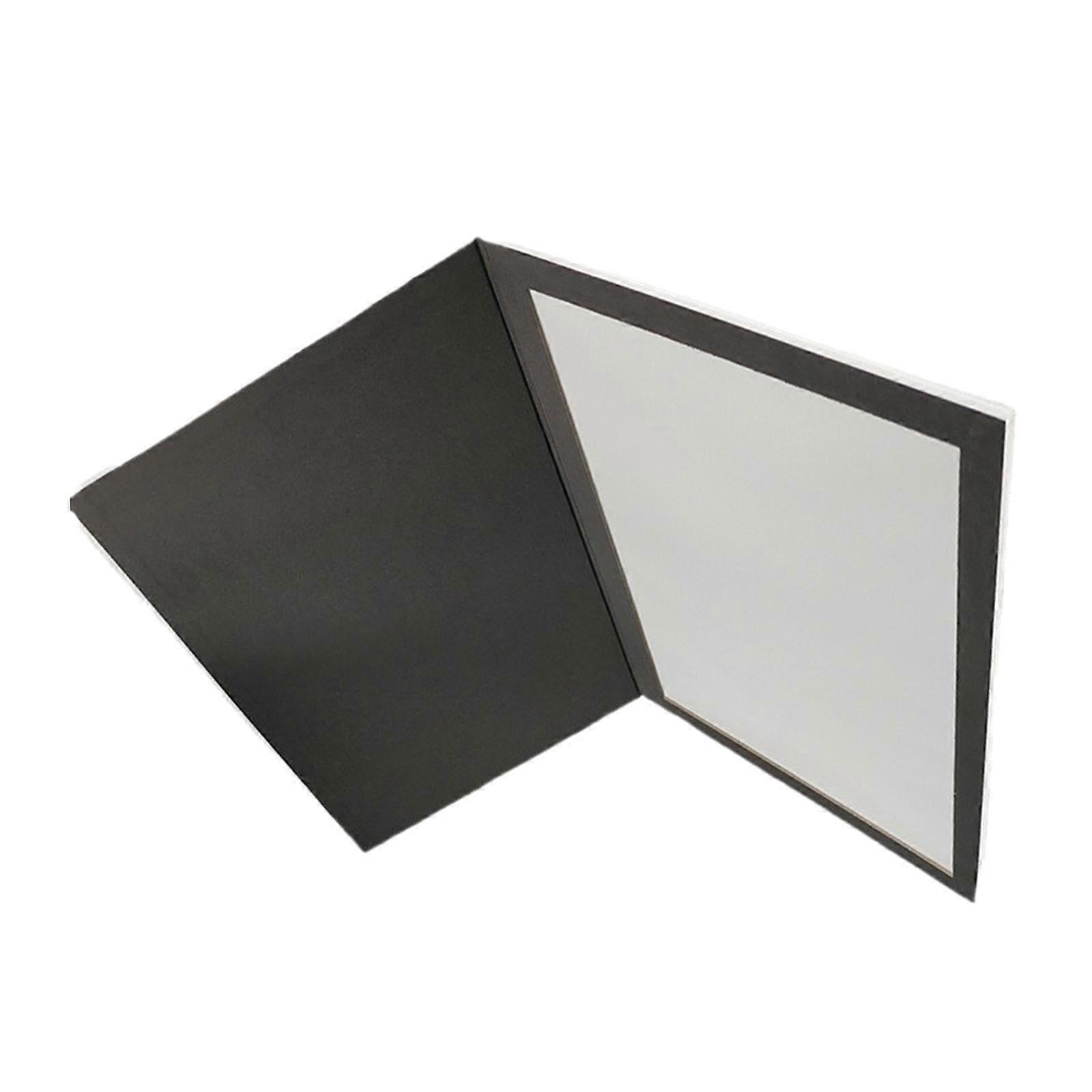 Light Reflector Folding Tabletop Multipurpose Photography Reflector for Food Product Photo Photography, Black White