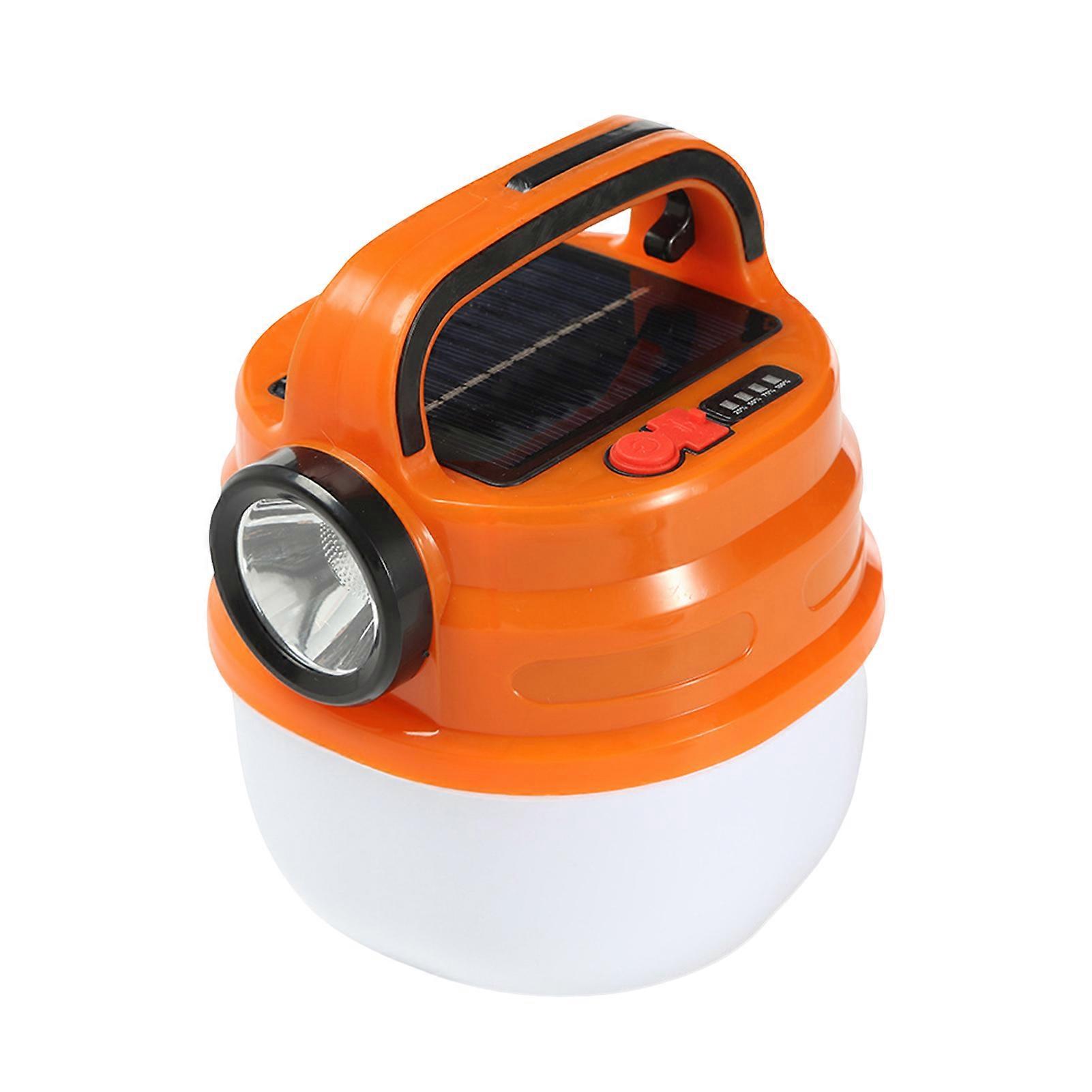 Portable Outdoor Camping Light Solar Powered & USB Charging Tent Lantern