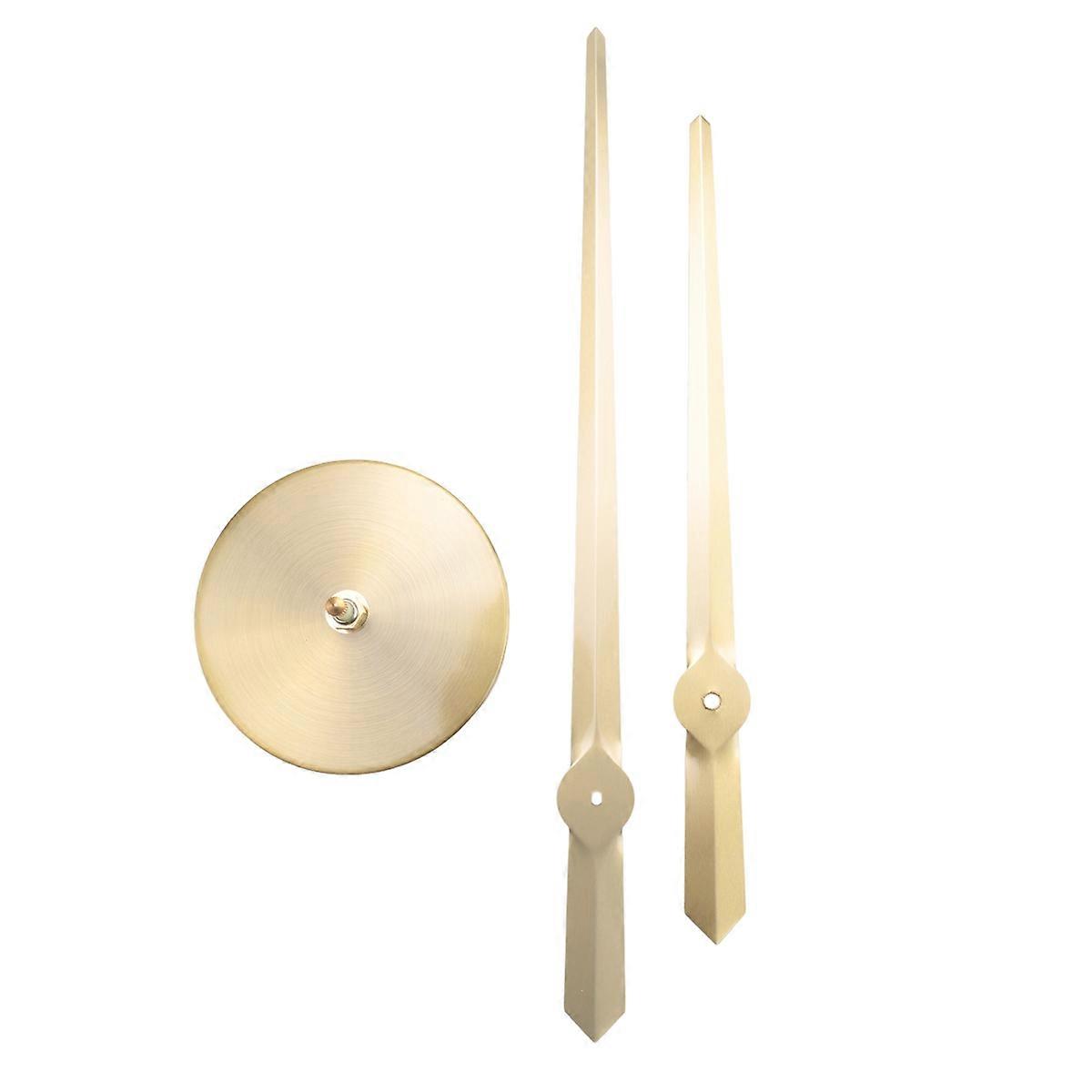 3D Clock Hands,DIY Large Clock Movement Mechanism Needles Part,Gold