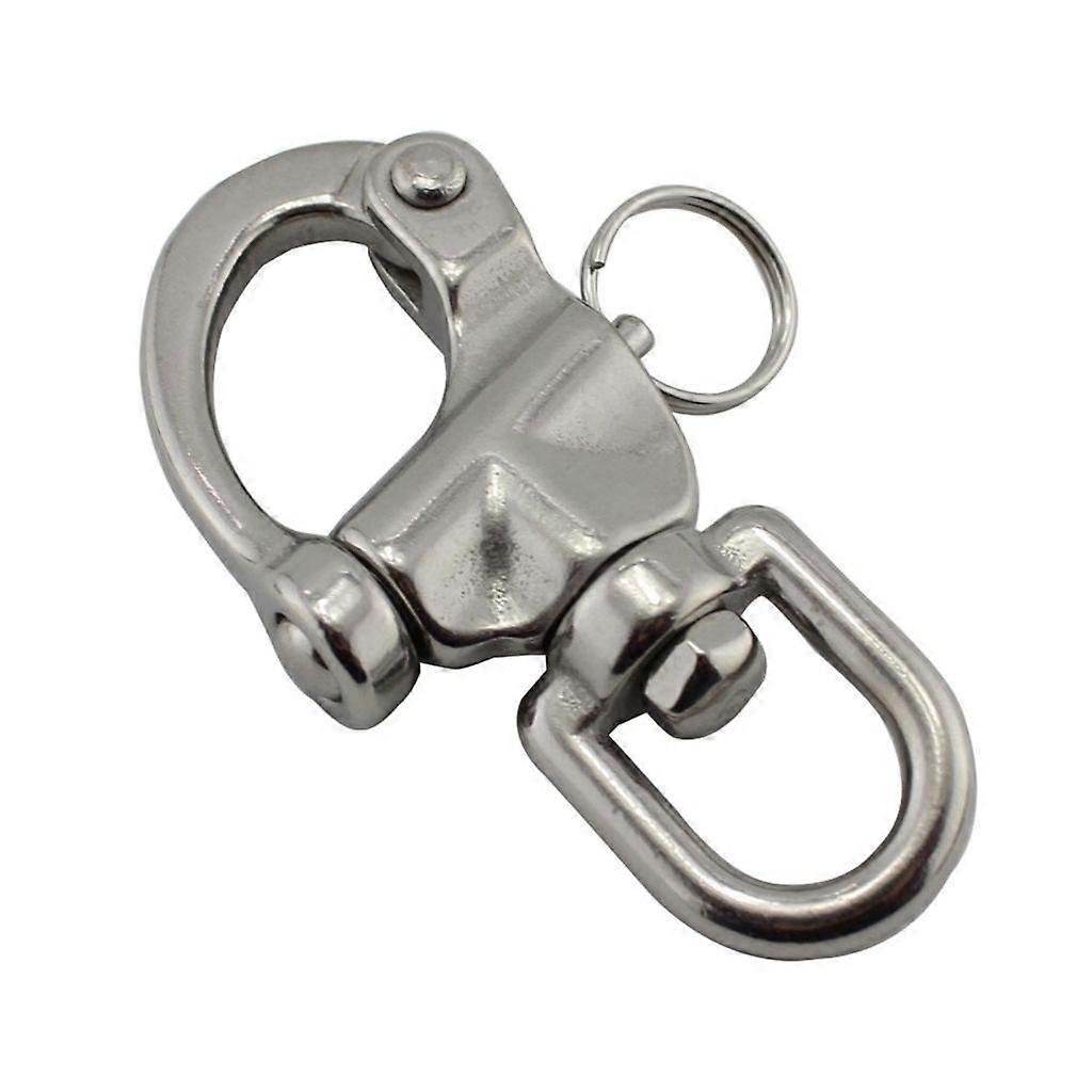 316 Stainless Steel Circle Spring Clip Snap Hook Marine Hardware Quick Fixing