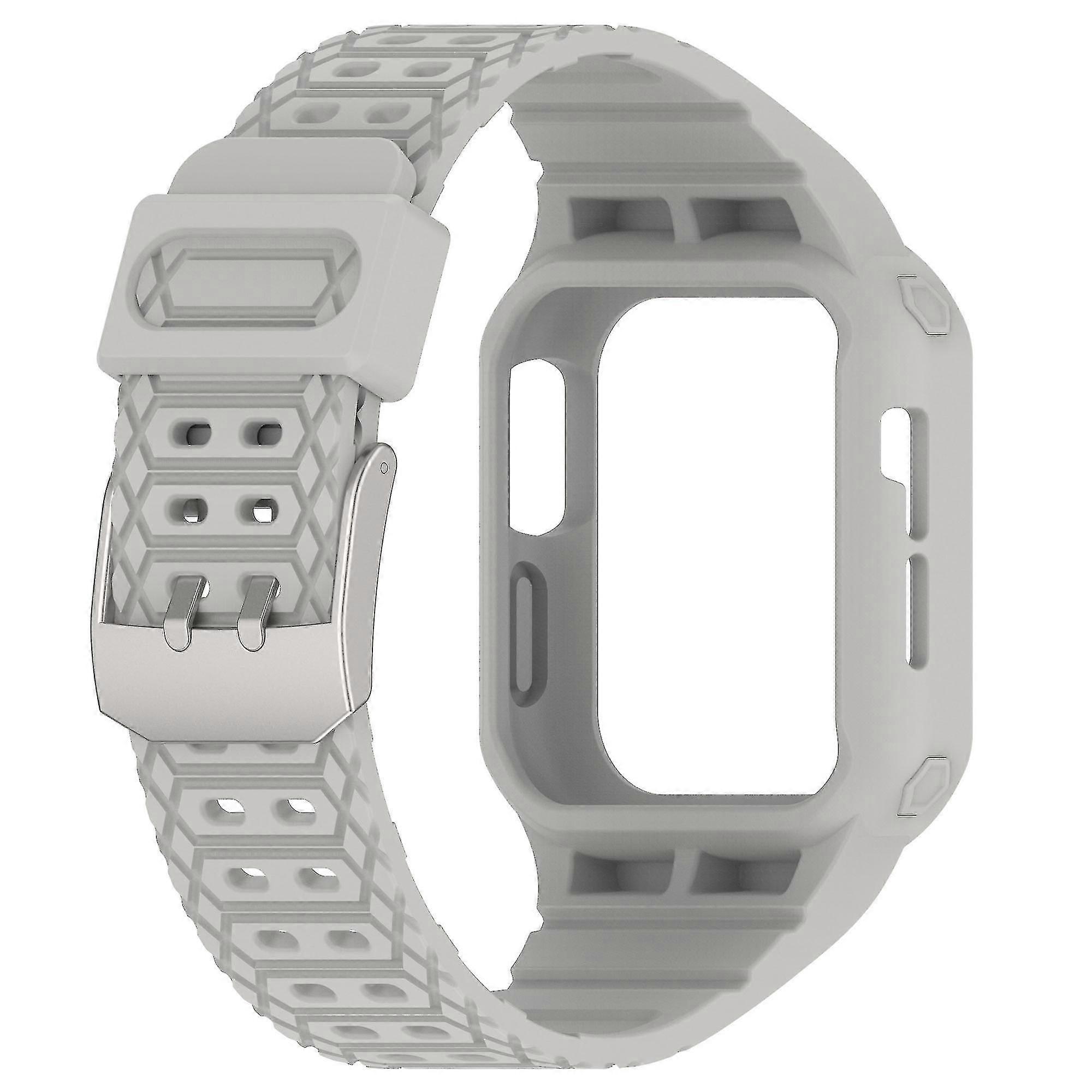 Tpe Watch Strap For Apple Watch Ultra 49mm Integral Watch Band With Case