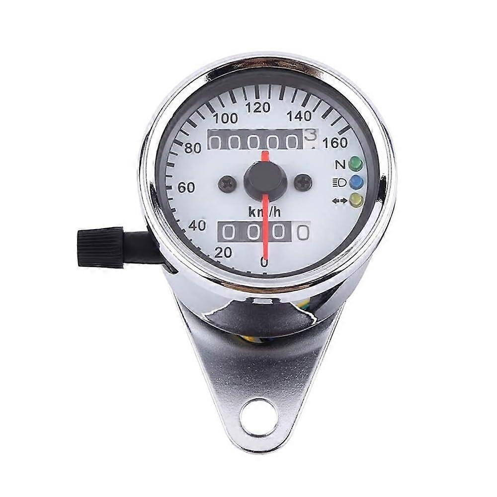 Motorcycle Instrument Universal Odometer Gauge For Motorbike With LED Signal Light Backlight Indicator Color10