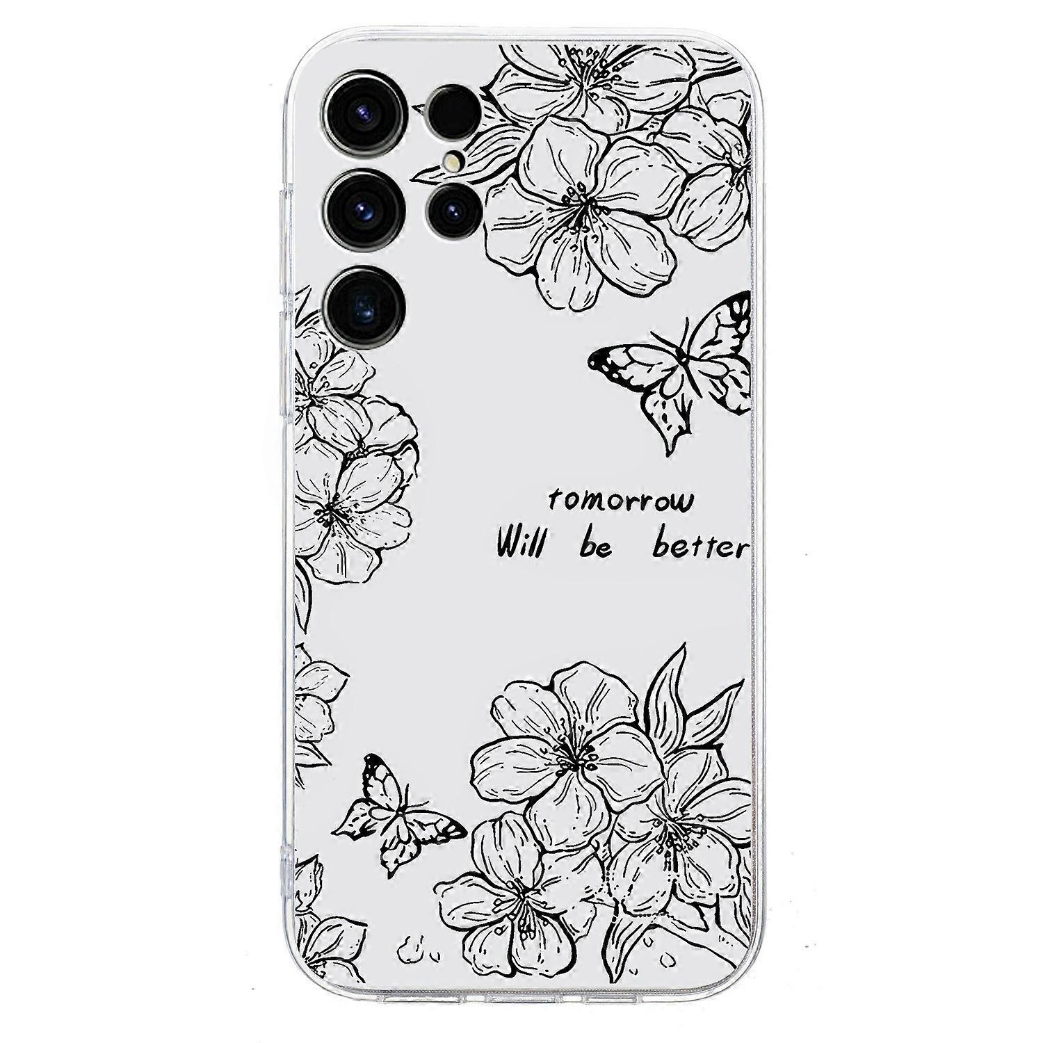 For Samsung Galaxy S25 Ultra Case Pattern Printing Shockproof Soft TPU Phone Cover