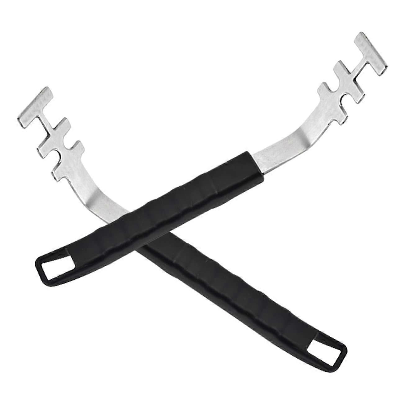 Cooking Grid Lifter Tool Multifunction Stainless Steel Rack Gripper Kitchen Gadget for Bbq