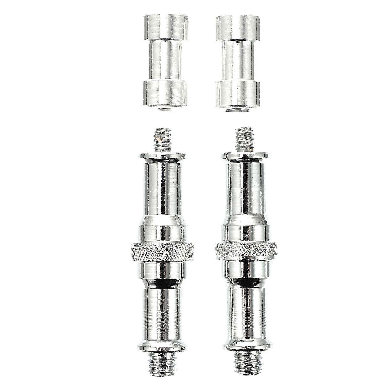2 Sets Tripod Adapter Flash Light Stand Screw Nut Quick Release Plate Screws
