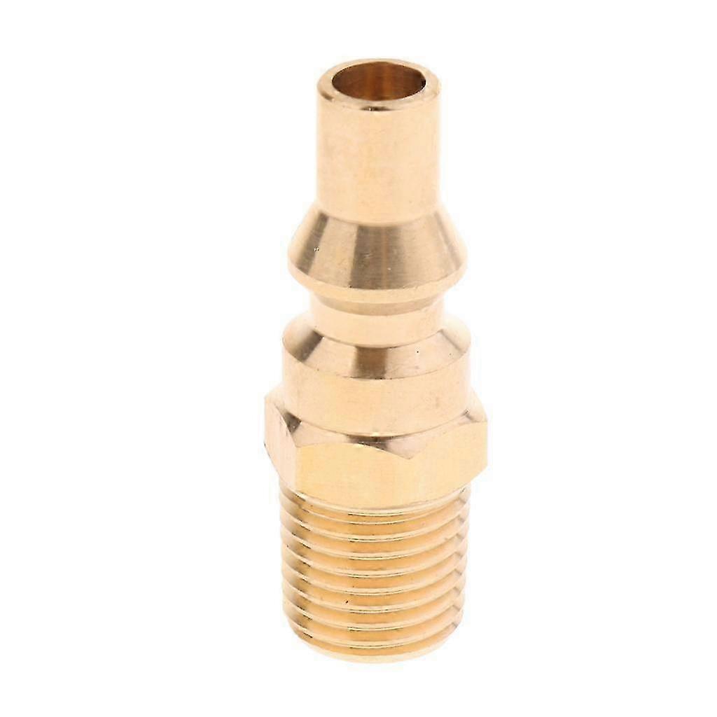 Gas Quick Connect Adapter 1/4" Male Thread Pipe Fitting Connector Coupler