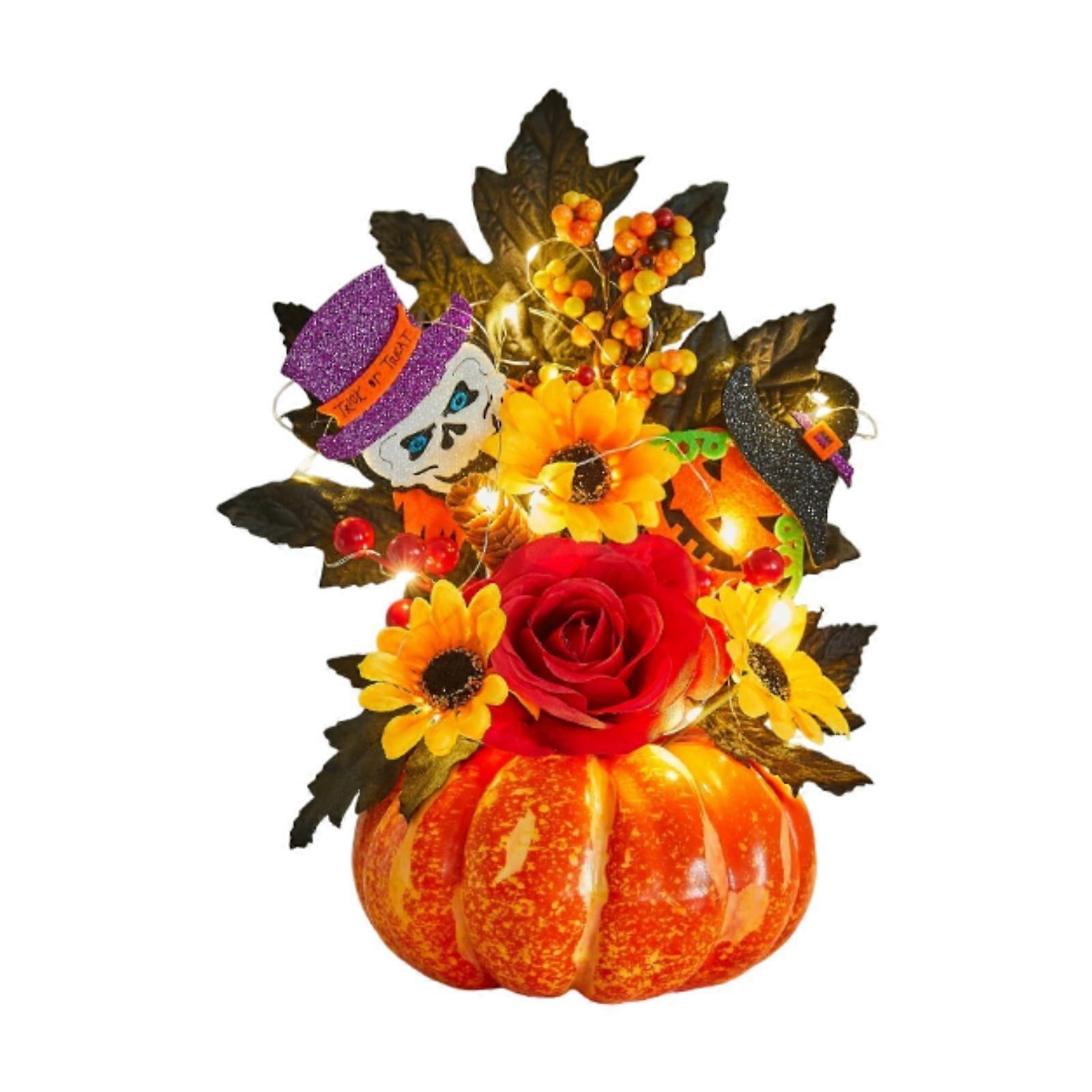 Halloween Pumpkin Simulation Pumpkins Model Artificial Pumpkin Ornament