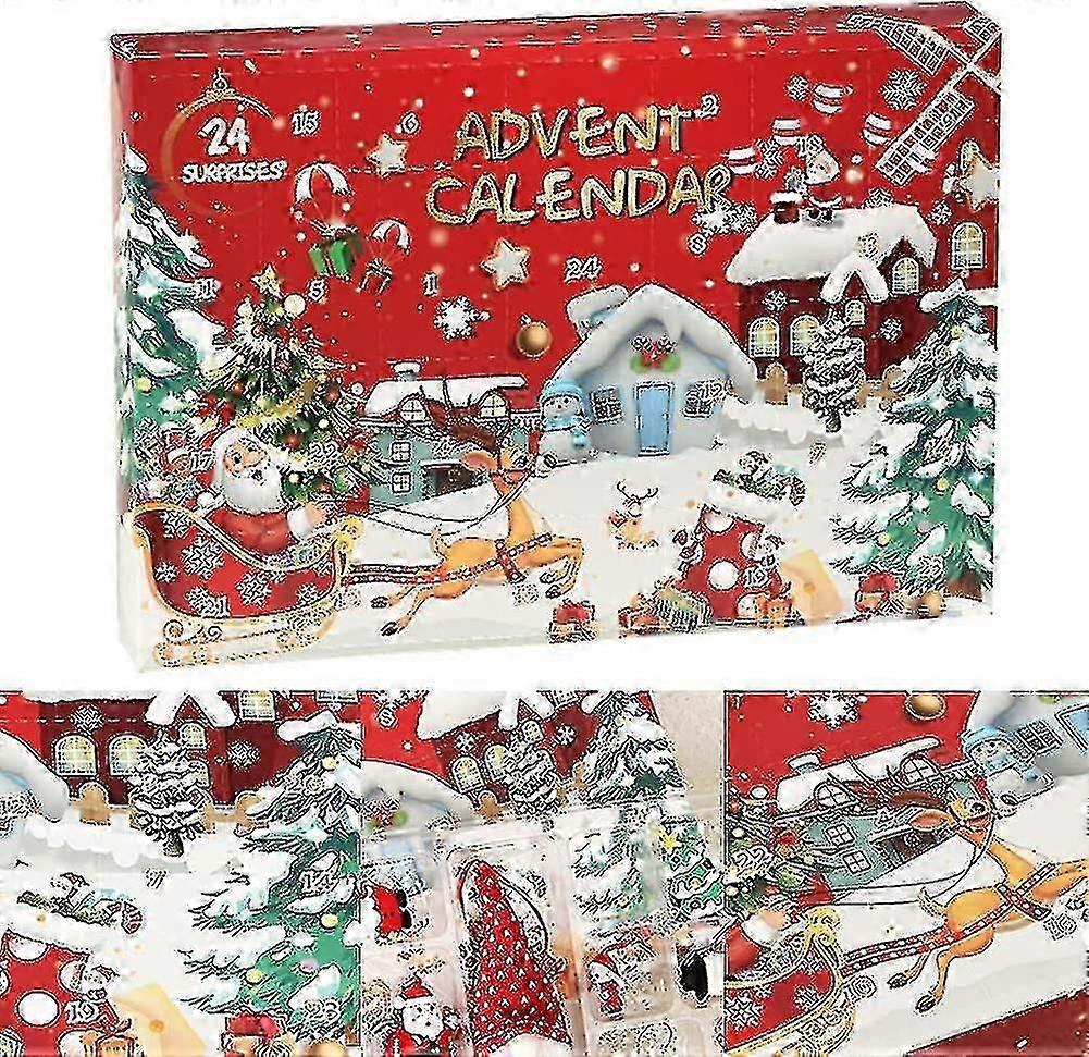 Christmas Advent Gift Boxes Advent Calendar 2021 Christmas Countdown 24 Days Box Christmas Calendars