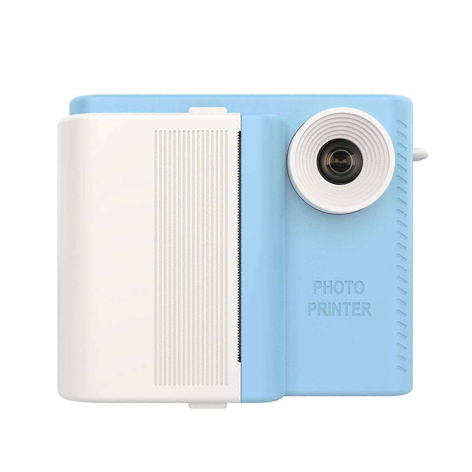 Kids Instant Print Camera Digital Camera for Kids 1080P Digital Video Camera Dual Lens 2.8 Inch IPS Screen Built-in Battery Photo Frames with 3 Rolls
