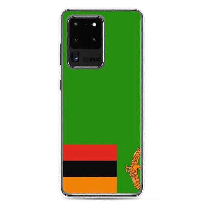 Phone Case - Samsung - Galaxy S20 - Zambia Flag - Flexible - Multicolor