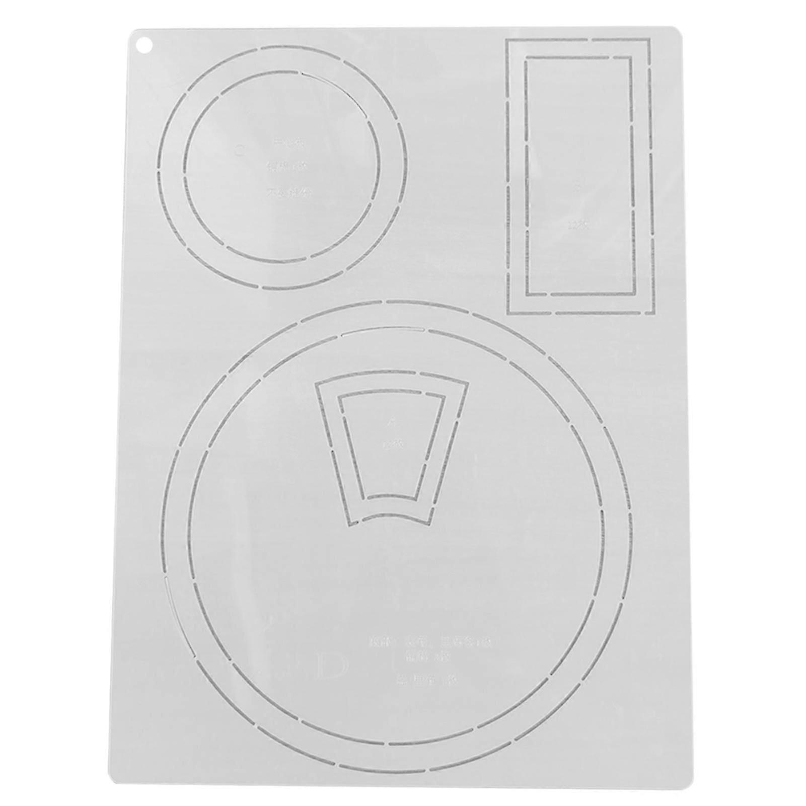 Patchworks Template DIY Patchworks Bag Stencil for Sewing Embroidery Enthusiasts