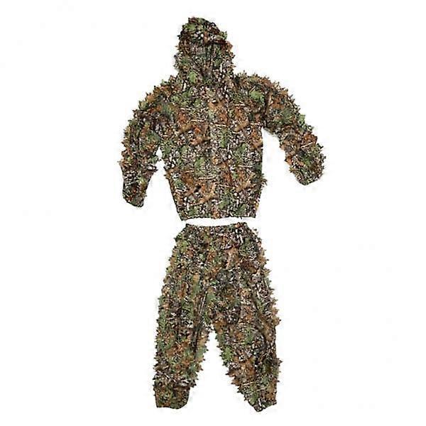 Leaf Kläder Ghillie Kostym Jacka Jungle Hoodie Byxor