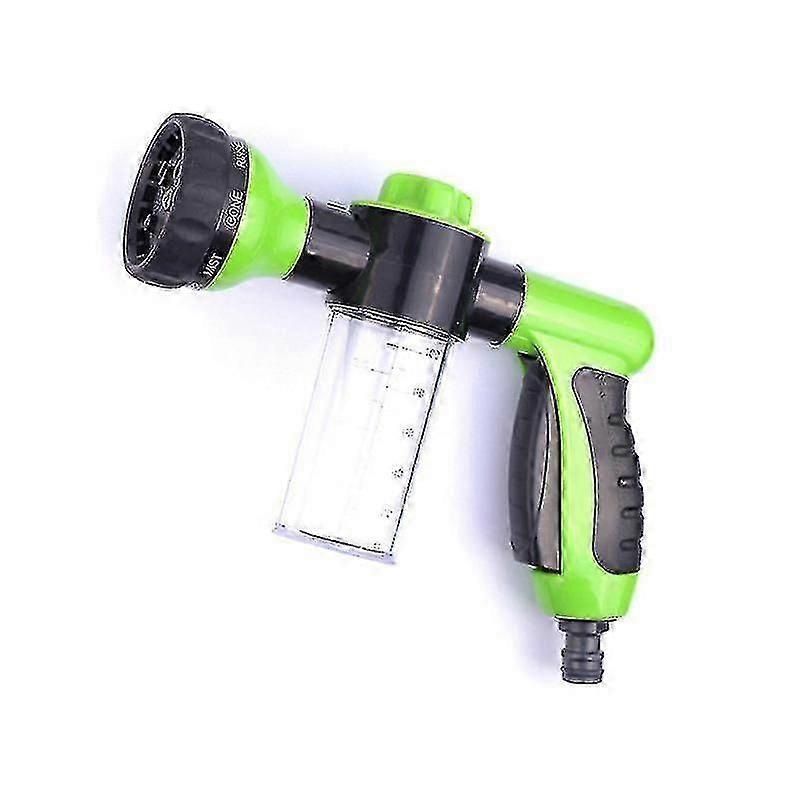 Washing Tool 8 In 1 Jet Spray Gun Soap Dispenser Garden Watering Hose Nozzle