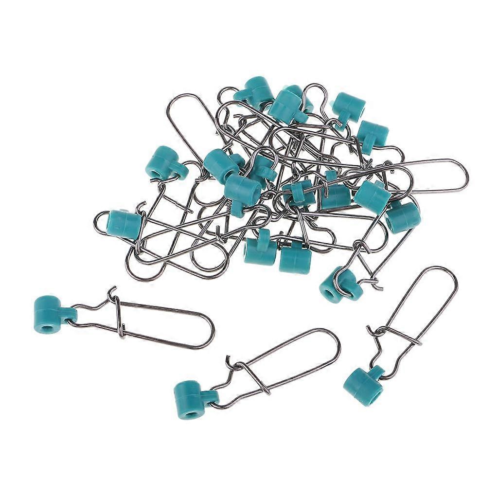 20kpl Fishing Sinker Slides Muovinen Pää Kääntyvä & Koukussa Snap Sinker Slide