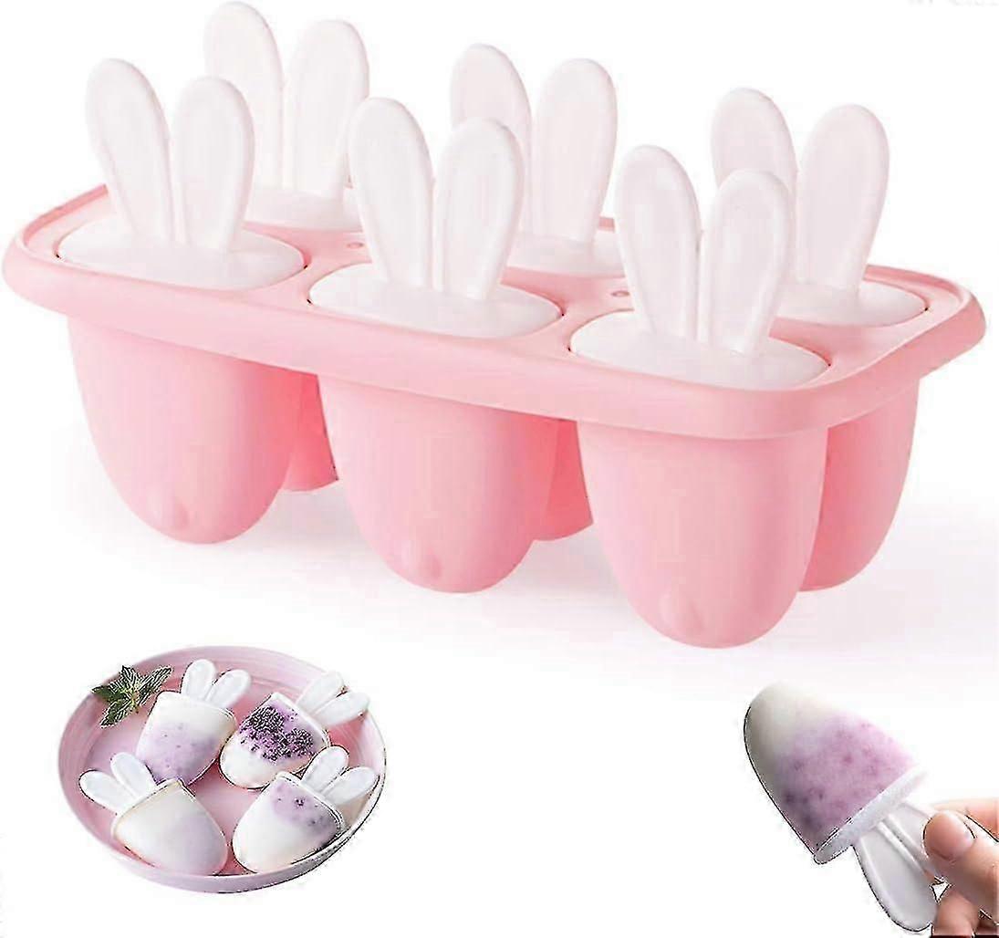 (rose-1) Ice Cream Mold, Mini Ice Cream Mold, Reusable, For Sorbet And Yogurt.