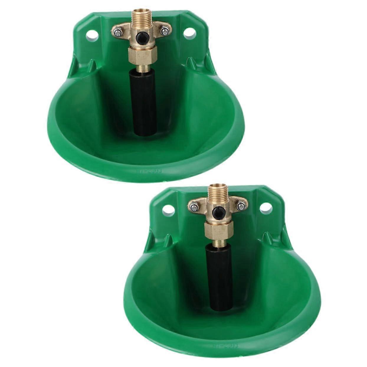 Cattle Fountain Drinking Fountain for Farm Animals with Copper Valve, Durable Shaft, and Sheep Goat Drinking Bowl