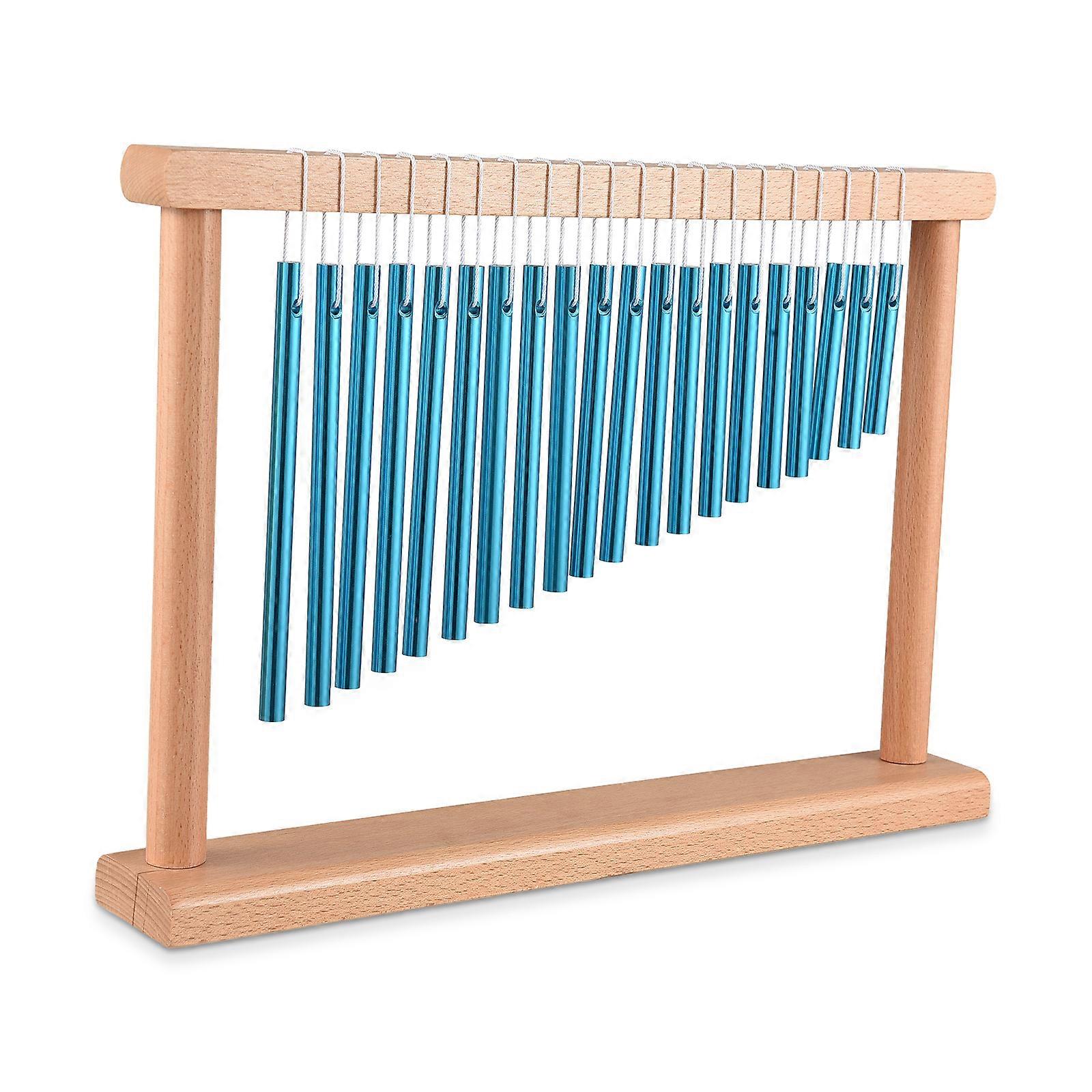 20 Note Chime with Mallet for Ornament Classroom Office Decoration Professional Stage Performance Desktop Wind Chimes Musical Percussion Instruments