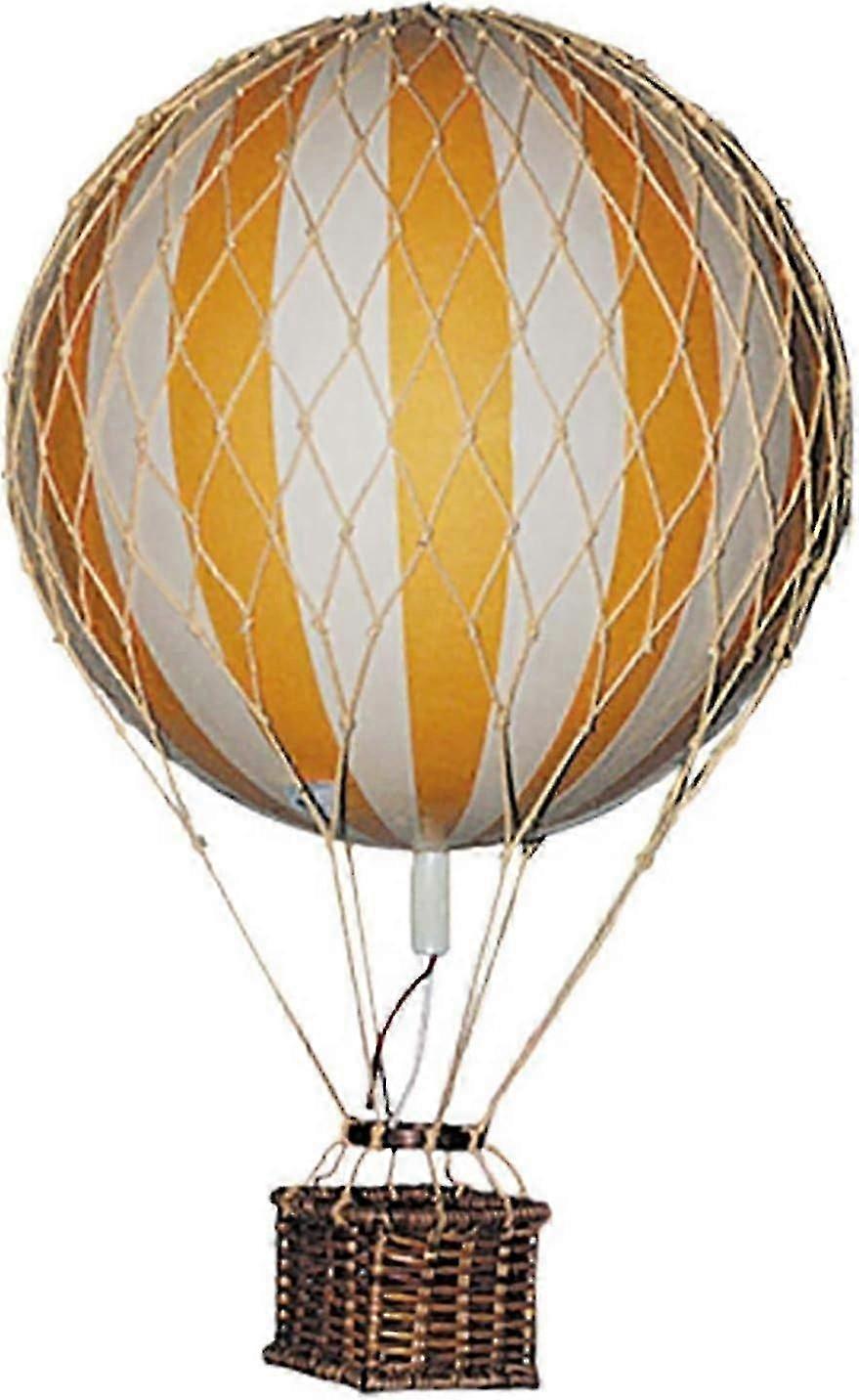 Hanging Home Decor of a Vintage Hot Air Balloon Model for Ceiling - Floating The Skies Yellow Design for Inspired Spaces