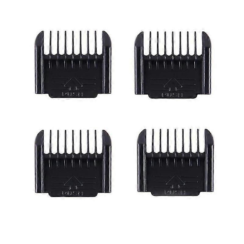 Electric Clipper Accessories,4pcs Cut Clipper Limit Comb Guide Attachment Size Barber Replacement(3