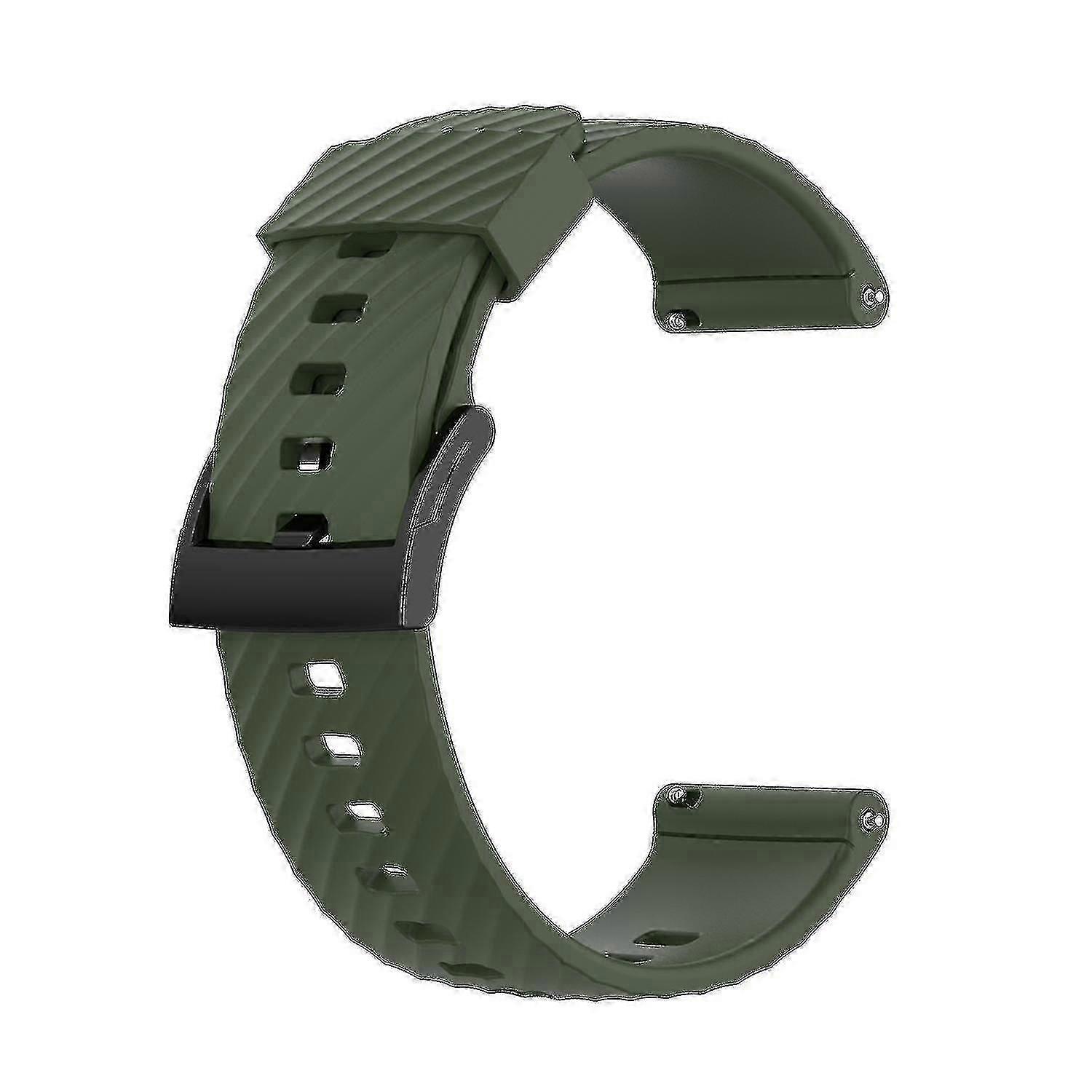 For Suunto 7 Solid Color Silicone Watchband