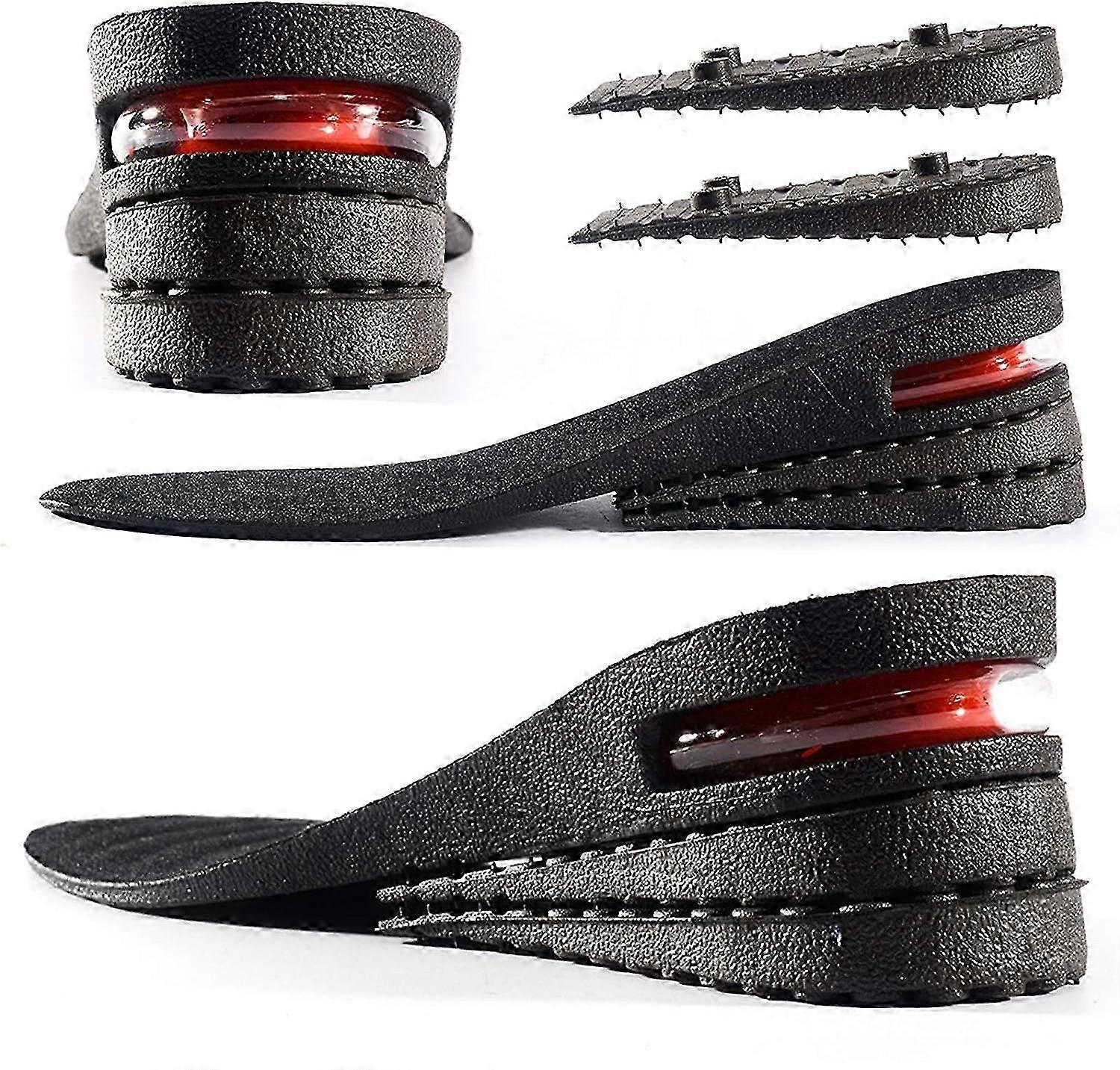 Height Boost Adjustable 3-Layer Air Cushion Heel Insoles