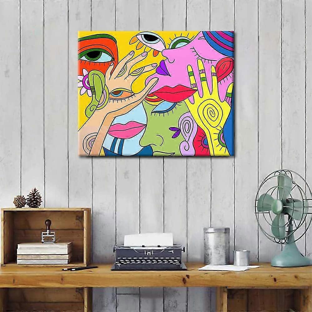 Kvinna Trä pusselspel 1000 bitar