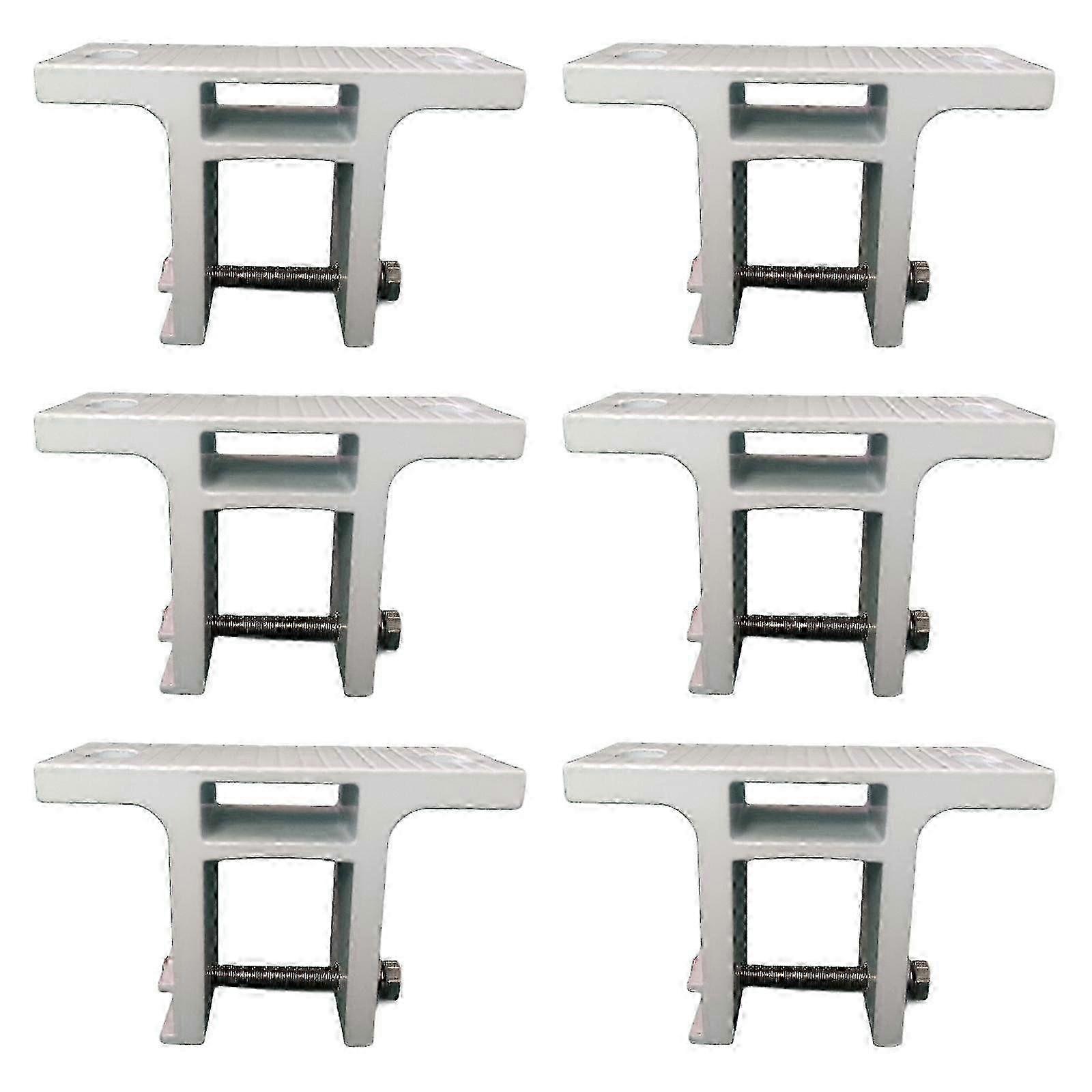 6 Pack Awning Wall Mounting Brackets Replacement for Deck, Garden, Patio
