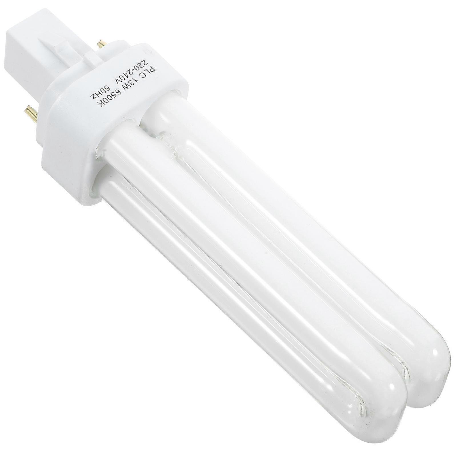 4 Pack Double Tube Fluorescent Light Bulbs – Energy Saving, Flicker Free, Cool White for Home & Office Use