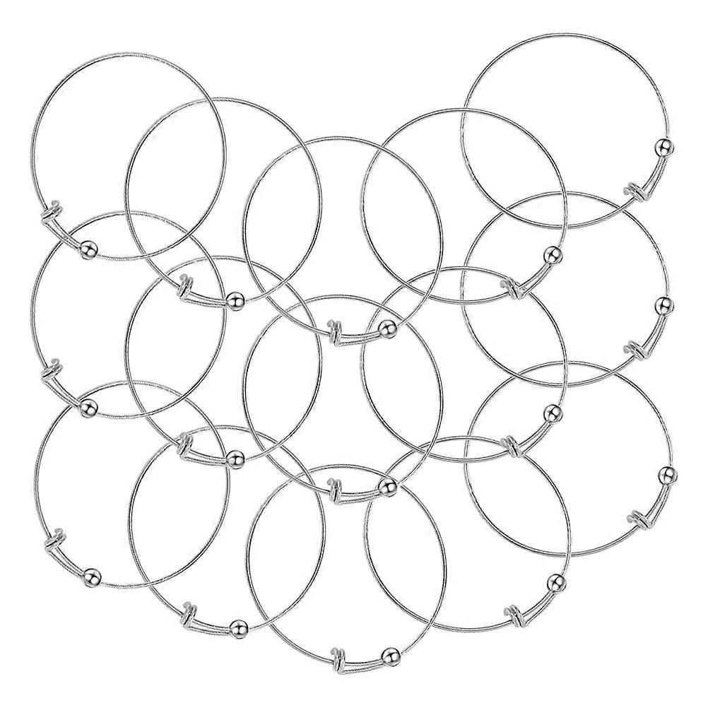 Jewelry Making Materials, Stainless Wire Bangle with Delicate Workmanship