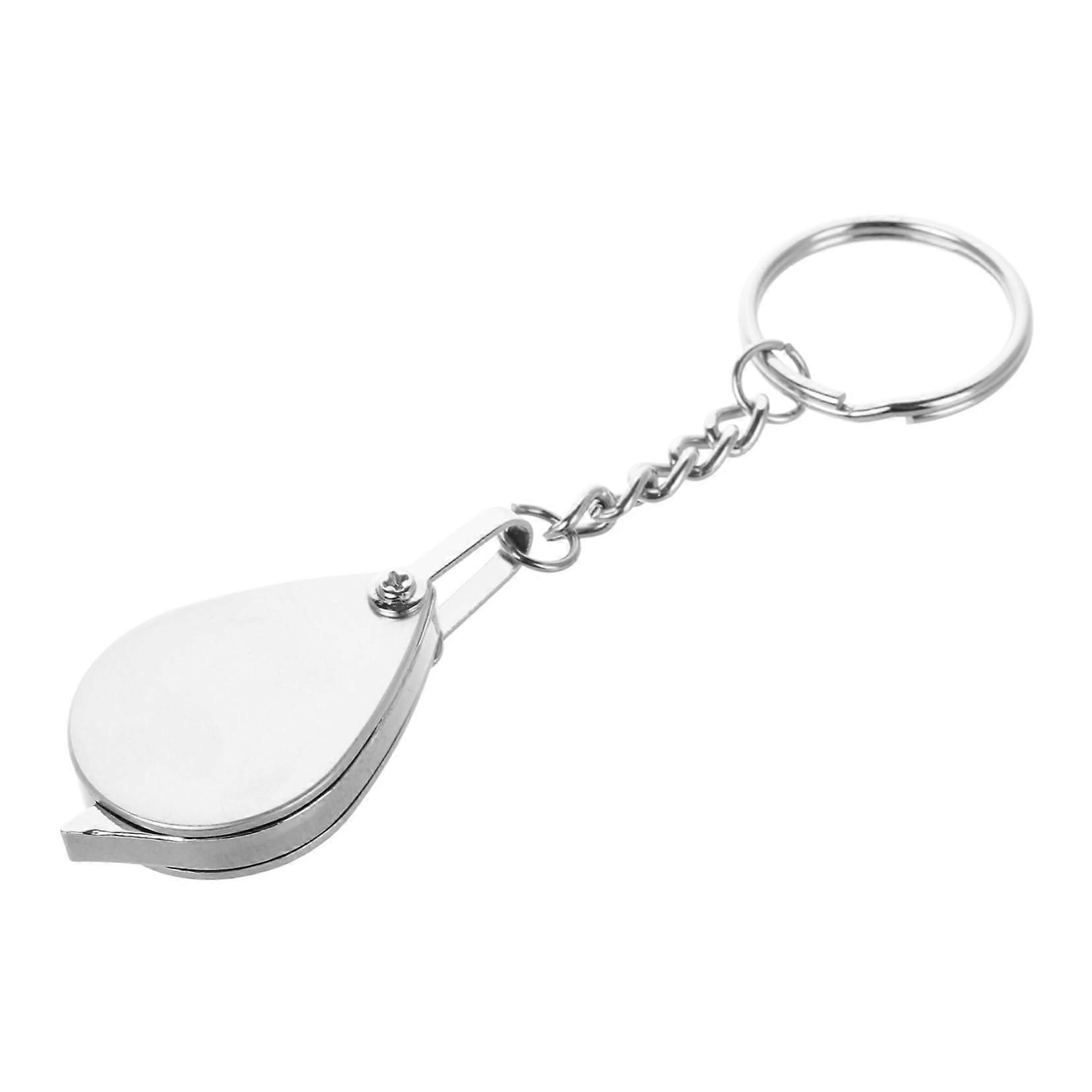 Foldable Mini Magnifying Glass with Keyring Magnification and for Adults Botanists and Antique Lovers