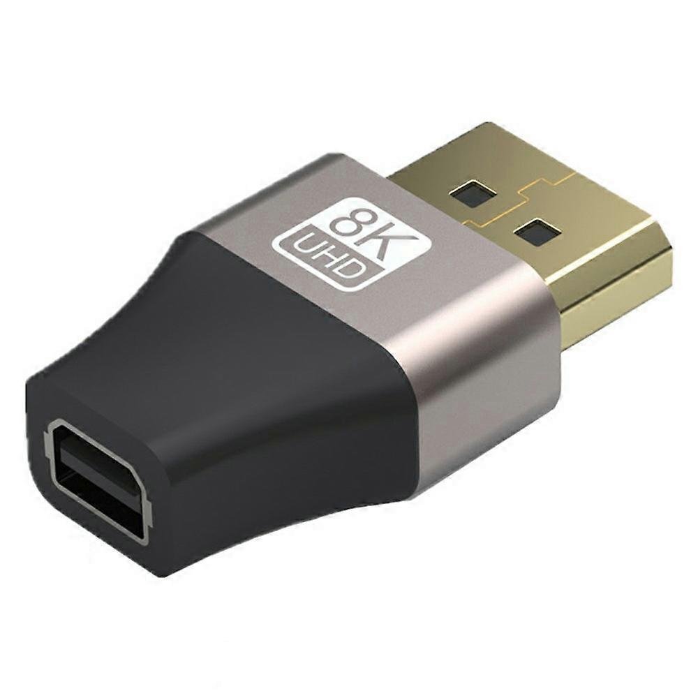 M3r Kompatibel mit Thunderbolt 2 8K 60Hz Mini DisplayPort Buchse S6y zu DP Stecker Konverter Mini Adap