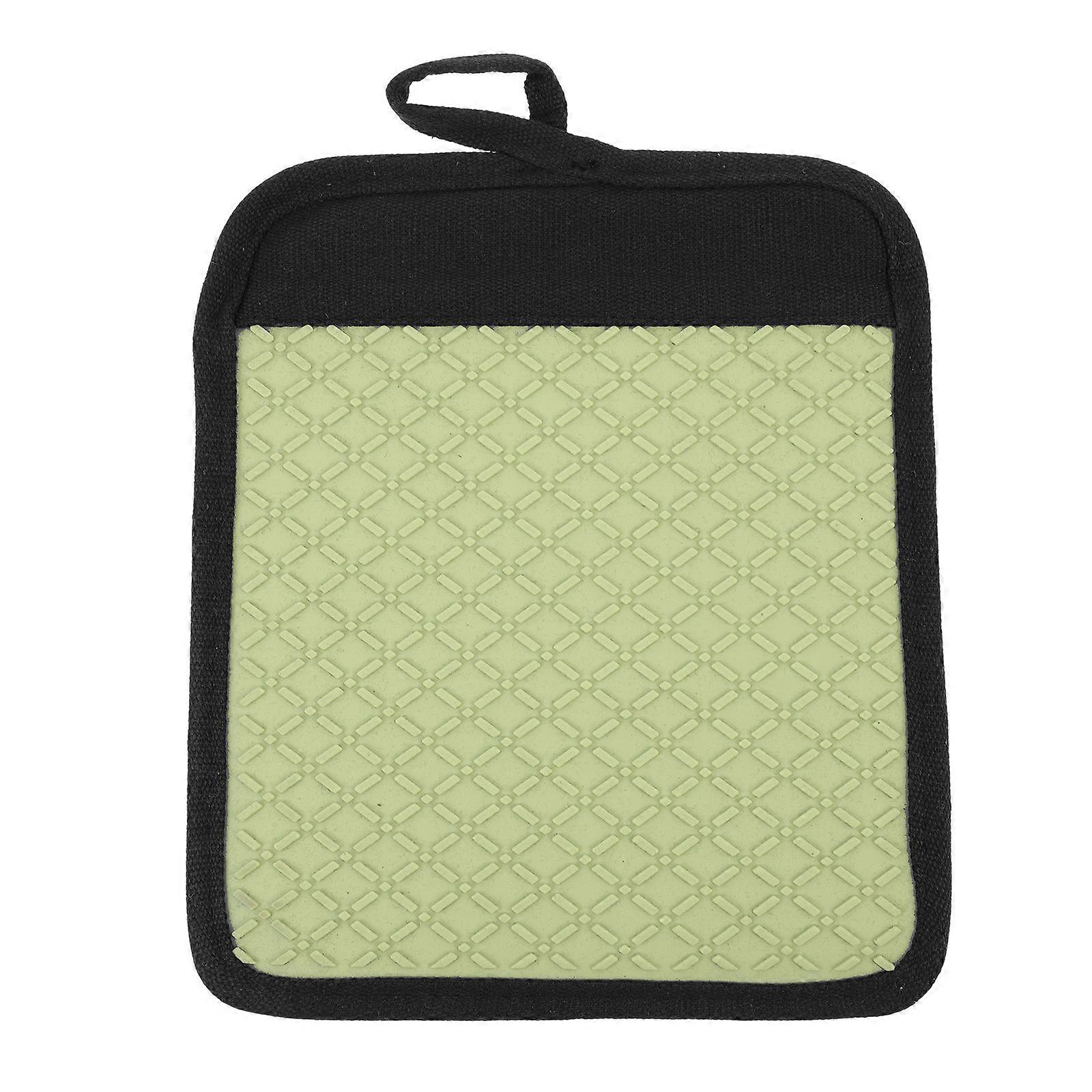 Oven Mitts Heat Resistant Waterproof Hanging Loop Rectangular Shape 1Set