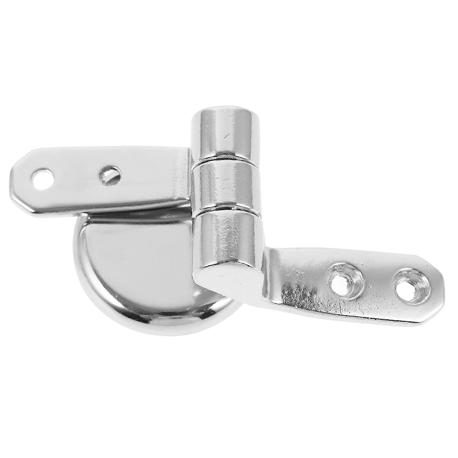 Universal Toilet Seat Hinge Fittings Plastic Durable For Maintenance Staff 1.3cm to 1.7cm Between Screw Holes 4cm Disc Holder Diameter 1Set