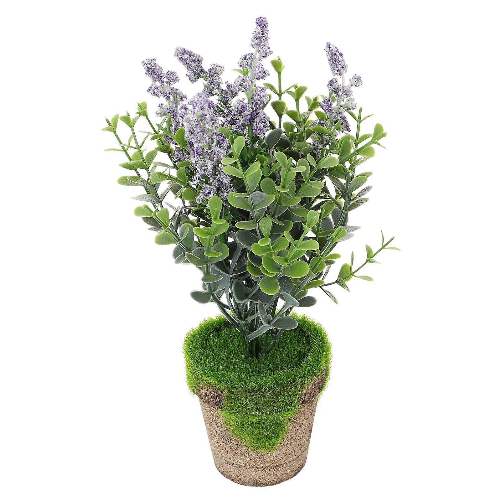 Small Artificial Plants Faux Plants Realistic and Style Home Decoration 26X8X8CM 1Pc