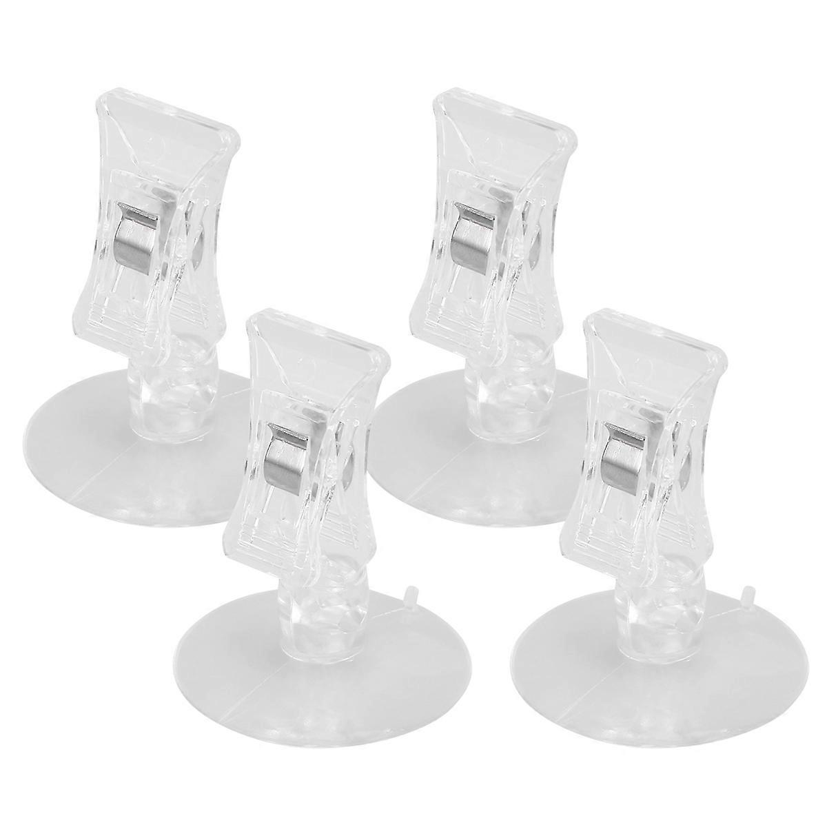 Aquarium Food Clips Feeding Tool for Fish Owners 8x5x3cm 4Pcs