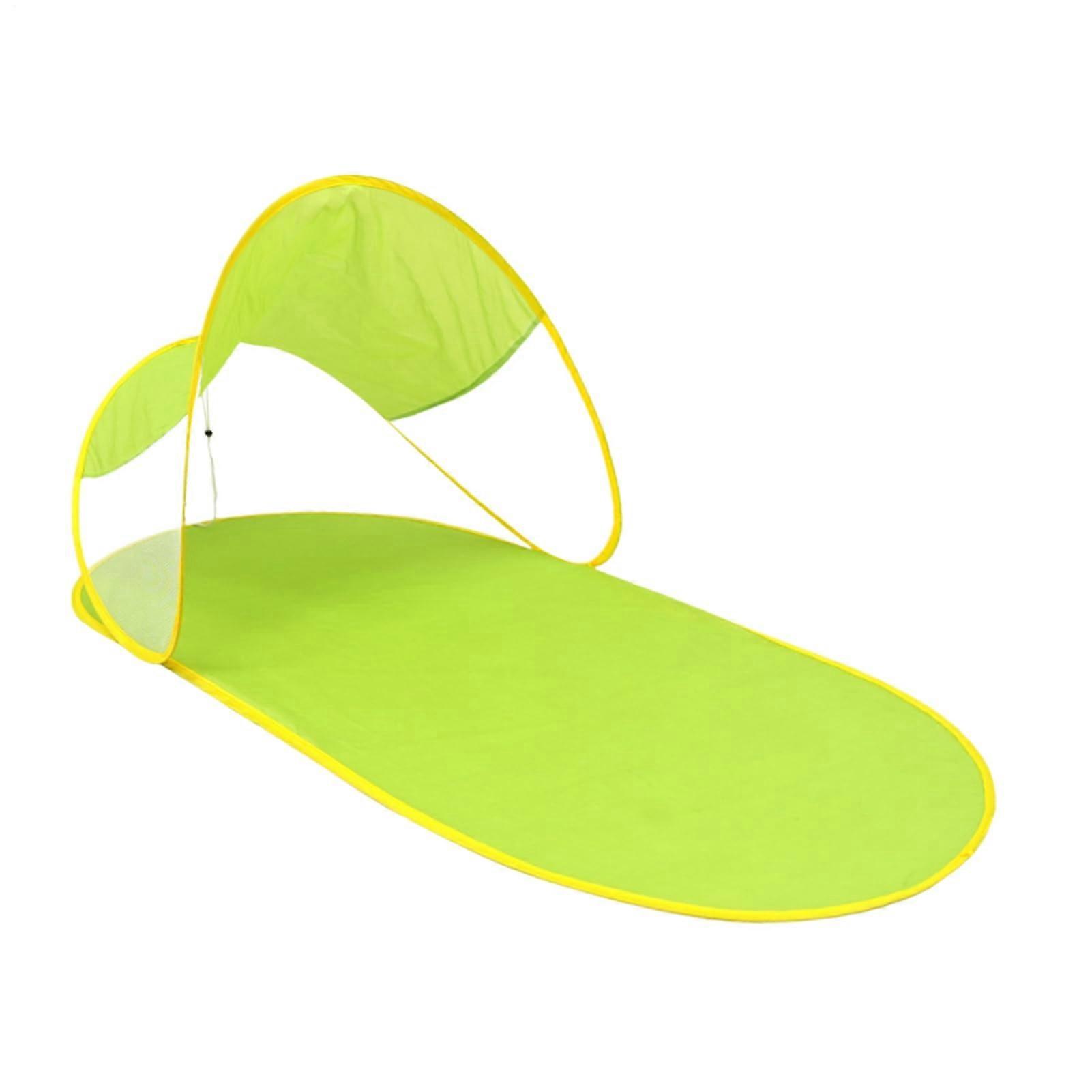 Folding Family Canopy Shade with UV Protection, 55.12 x 27.56 x 25.59 Inches, Quick Setup Beach Tent for Camping and Picnics, Green