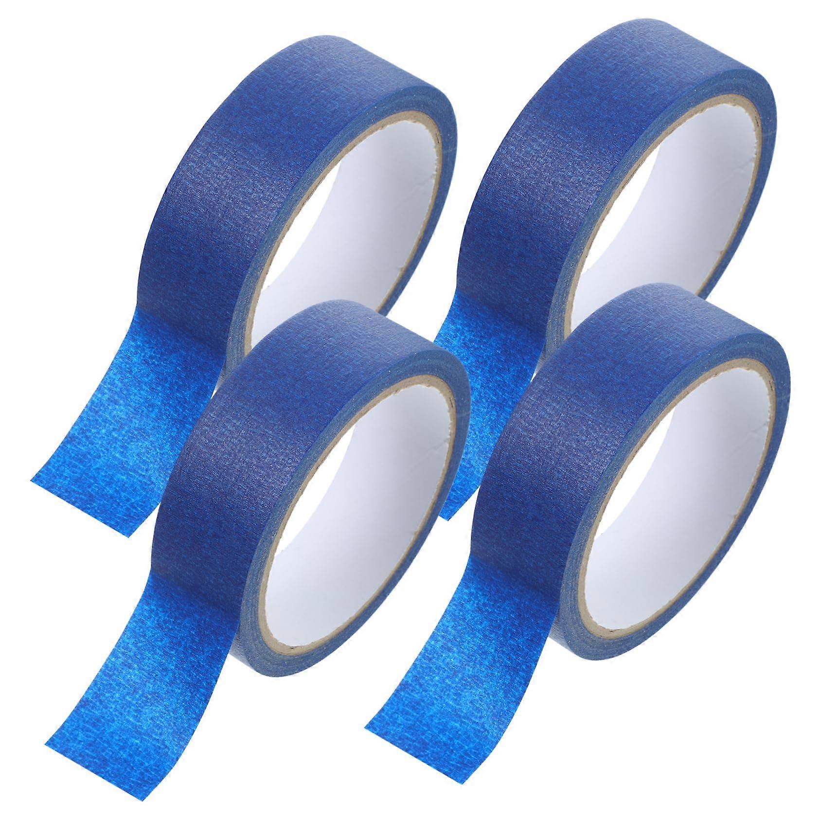 4 Rolls Decorative Masking Tape for DIY Crafts, Packaging, and Labeling, Assorted Patterns, 15mm Wide, Advanced Adhesive