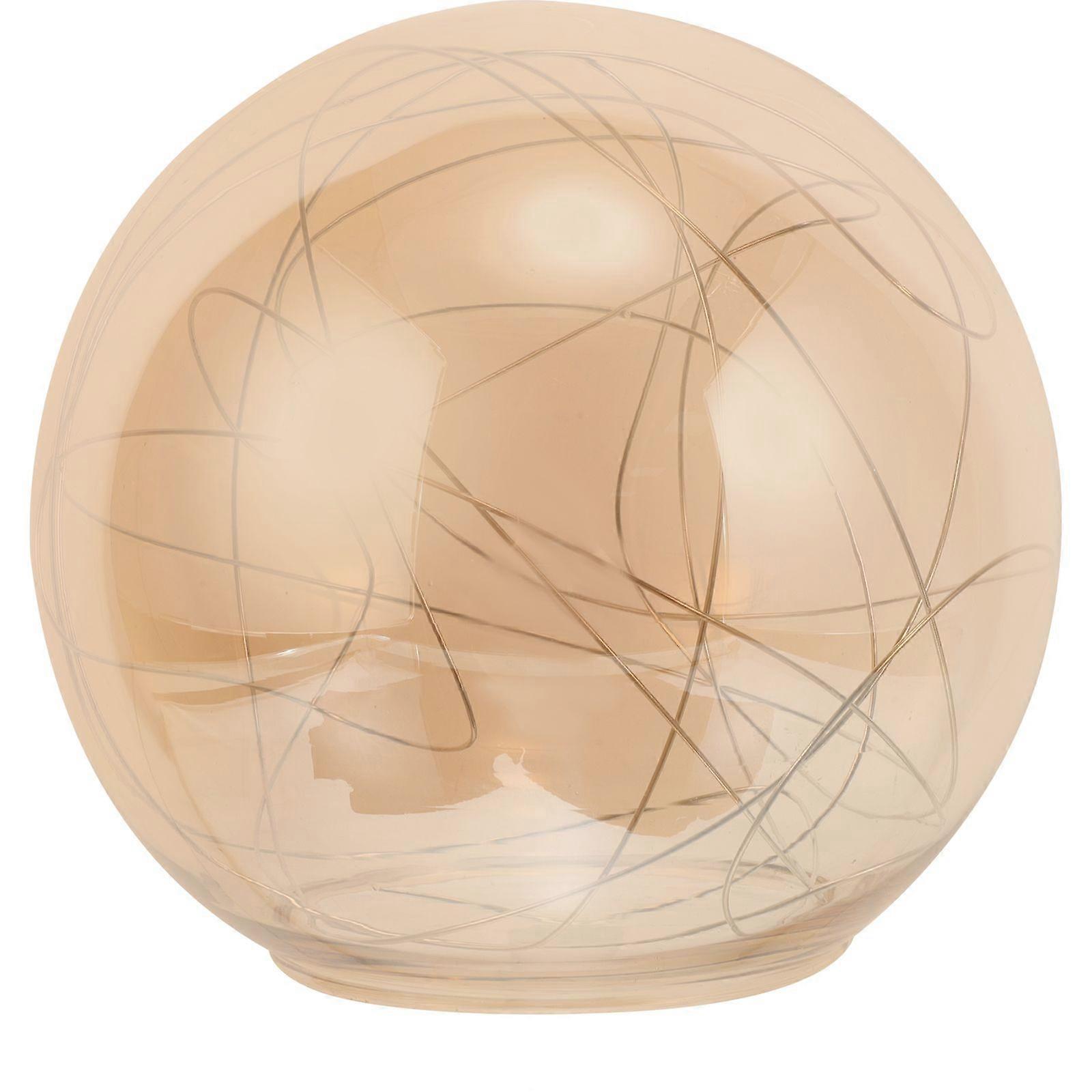 Glass Lampshade Replacement Globe Lamp Shade with Wire Decorative Chandelier Lampshade